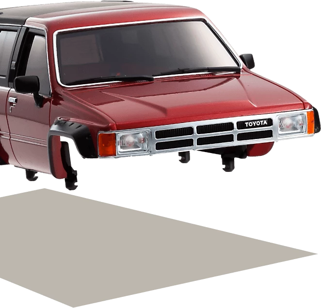 Kyosho MINI-Z 4X4 RTR with Toyota 4Runner Body - Gray 14 Kyosho MINI-Z 4X4 RTR with Toyota 4Runner Body - Gray - Image 12