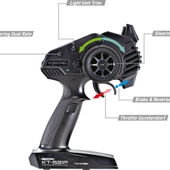 Kyosho MINI-Z 4X4 RTR with Jeep Wrangler Unlimited Rubicon Body - Grey -Cars Truck shop online KYO32522GM 129 6