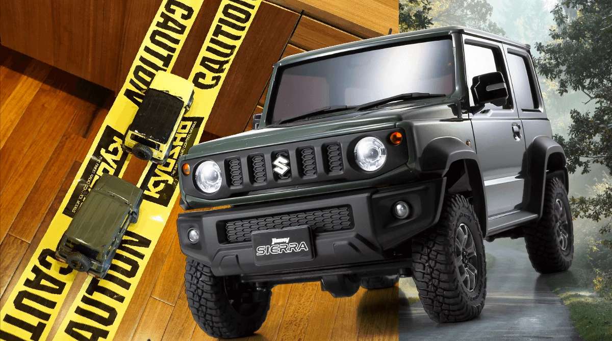 Kyosho MINI-Z 4X4 RTR with Suzuki Jimny Sierra Body - Green 8 Kyosho MINI-Z 4X4 RTR with Suzuki Jimny Sierra Body - Green - Image 6