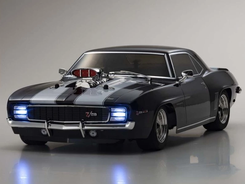 Kyosho Fazer Mk2 1969 Chevy Camaro Z/28 RS Super Charged VE Brushless RTR - Tuxedo Black 7 Kyosho Fazer Mk2 1969 Chevy Camaro Z/28 RS Super Charged VE Brushless RTR - Tuxedo Black - Image 5