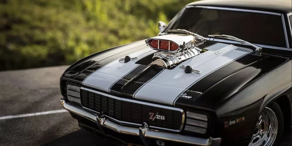 Kyosho Fazer Mk2 1969 Chevy Camaro Z/28 RS Super Charged VE Brushless RTR - Tuxedo Black 9 Kyosho Fazer Mk2 1969 Chevy Camaro Z/28 RS Super Charged VE Brushless RTR - Tuxedo Black - Image 7