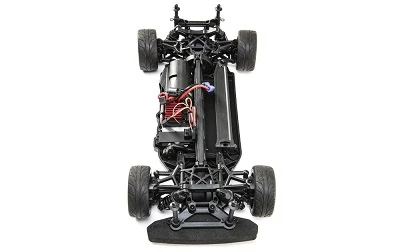 Losi 1/10 V100 AWD Brushed RTR with 1972 Chevy C10 Body - Orange 8 Losi 1/10 V100 AWD Brushed RTR with 1972 Chevy C10 Body - Orange - Image 6