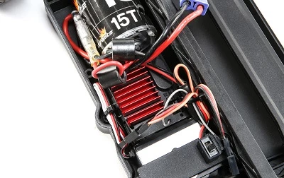 Losi 1/10 V100 AWD Brushed RTR with 1972 Chevy C10 Body - Orange 11 Losi 1/10 V100 AWD Brushed RTR with 1972 Chevy C10 Body - Orange - Image 9