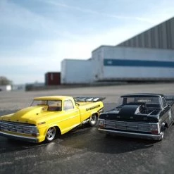 Losi 22S No Prep Brushless Drag Truck RTR with 1968 Ford F100 Body - Losi Garage Black -Cars Truck shop online LOS03045T2 10