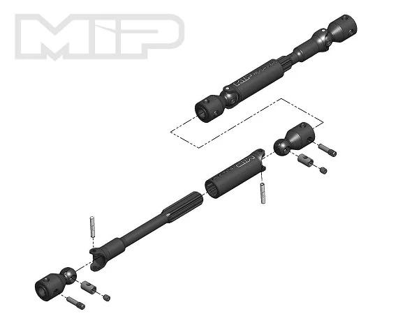 MIP HD Driveline Kit TRX-4 Defender / Tactical 12.8" WB 3 MIP HD Driveline Kit TRX-4 Defender / Tactical 12.8" WB