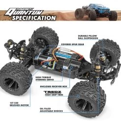 Maverick 1/10 Quantum MT RTR 4WD Monster Truck - Pink / Yellow 18 Maverick 1/10 Quantum MT RTR 4WD Monster Truck - Pink / Yellow -Cars Truck shop online MVK150100 103