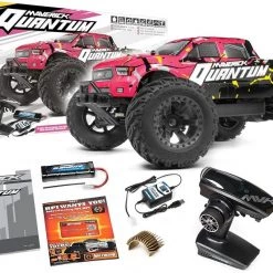 Maverick 1/10 Quantum MT RTR 4WD Monster Truck - Pink / Yellow 21 Maverick 1/10 Quantum MT RTR 4WD Monster Truck - Pink / Yellow -Cars Truck shop online MVK150101