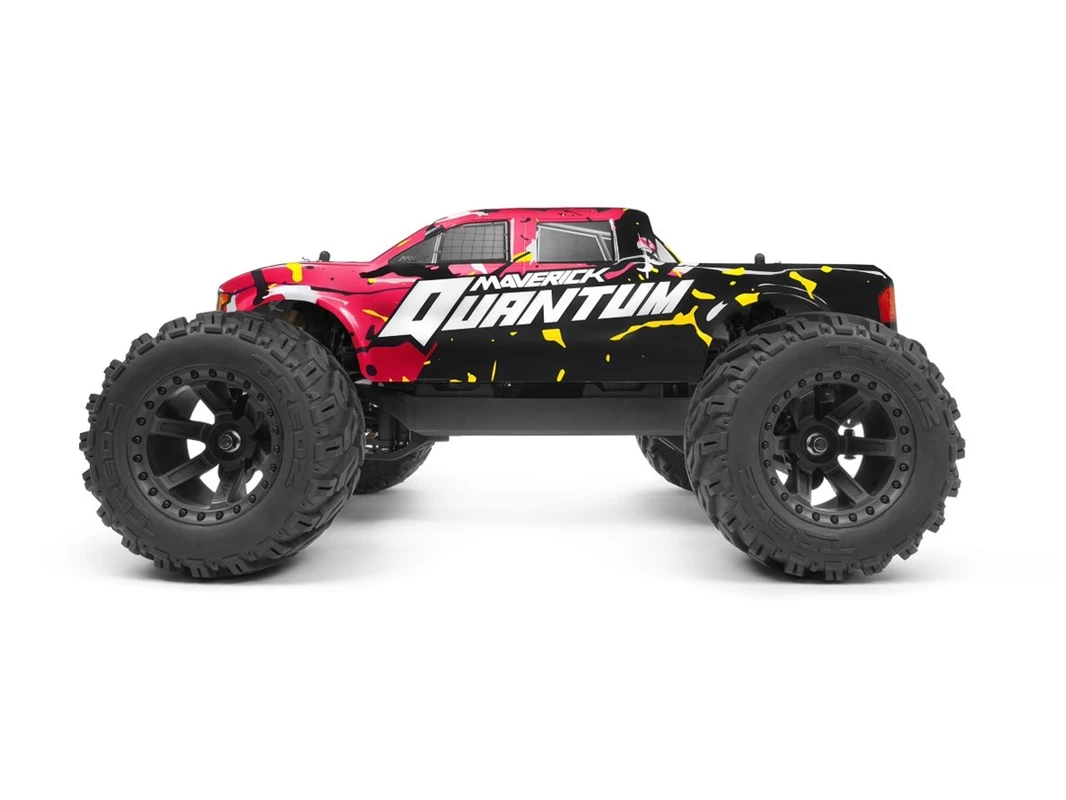 Maverick 1/10 Quantum MT RTR 4WD Monster Truck - Pink / Yellow 4 Maverick 1/10 Quantum MT RTR 4WD Monster Truck - Pink / Yellow - Image 2