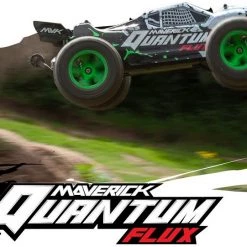 Maverick 1/10 Quantum XT Flux 80A RTR Brushless 4WD Stadium Truck - Silver / Green -Cars Truck shop online MVK15020 03