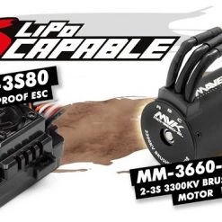 Maverick 1/10 Quantum XT Flux 80A RTR Brushless 4WD Stadium Truck - Blue / Orange -Cars Truck shop online MVK150202 002 1