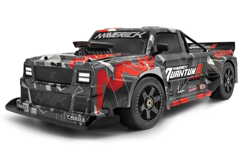 Maverick 1/8 QuantumR Flux 4S RTR 4WD Race Truck - Grey / Red 3 Maverick 1/8 QuantumR Flux 4S RTR 4WD Race Truck - Grey / Red