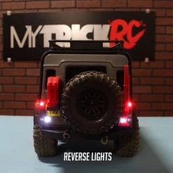MyTrickRC Attack LED Light Kit w/ 5" Light Bar for TRX-4 Defender -Cars Truck shop online MYK TD5 6