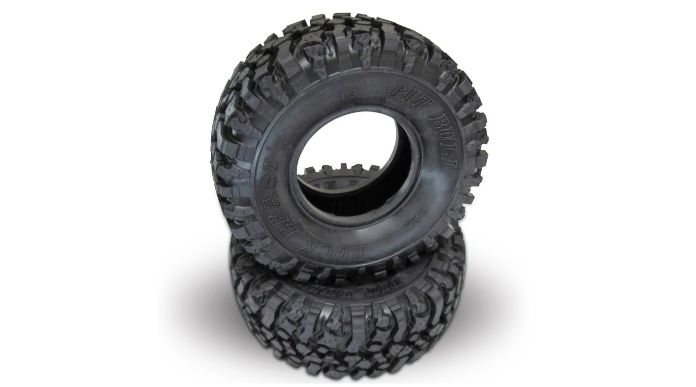 Pit Bull RC 1.9" Rock Beast Scale R/C Tires Komp Kompound with 2-Stage Foam (2) 3 Pit Bull RC 1.9" Rock Beast Scale R/C Tires Komp Kompound with 2-Stage Foam (2)