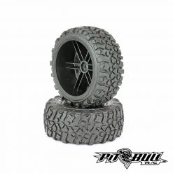 Pit Bull RC Rock Beast XOR SCT 2.2"/3.0 Basher Medium Pre-Mounted -Cars Truck shop online PBTPB9004BKW 4