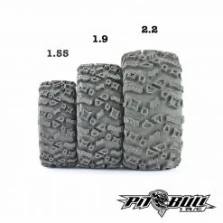 Pit Bull RC 1.55" Rock Beast XOR Scale R/C Tires Alien Kompound with Foam (2) -Cars Truck shop online PBTPB9020AK 5