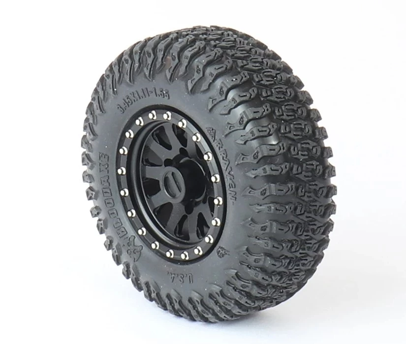Pit Bull RC 1.55" Braven Bloodaxe Scale R/C Tires Alien Kompound with Foam (2) 5 Pit Bull RC 1.55" Braven Bloodaxe Scale R/C Tires Alien Kompound with Foam (2) - Image 3