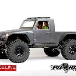 Pit Bull RC 1.9" Raceline "Combat" Aluminum Wheels - Black (4) -Cars Truck shop online PBTPBW19CMBB 5