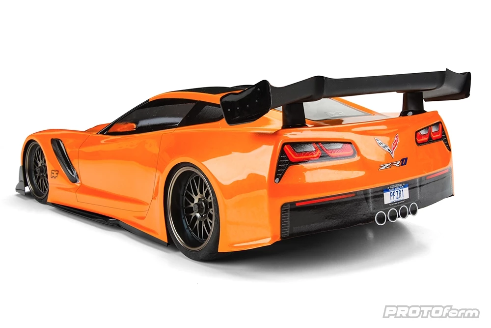 PROTOform Chevrolet Corvette ZR1 LW Clear Body 190mm 6 PROTOform Chevrolet Corvette ZR1 LW Clear Body 190mm - Image 4