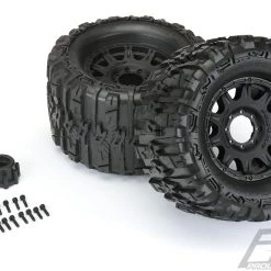 Pro-Line Trencher HP 3.8" All Terrain Belted Tires Mounted on Raid 8x32 Wheels (2) -Cars Truck shop online PRO1015510 4