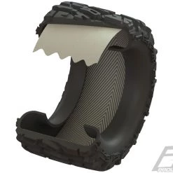 Pro-Line Trencher HP 3.8" All Terrain Belted Tires Mounted on Raid 8x32 Wheels (2) -Cars Truck shop online PRO1015510 8