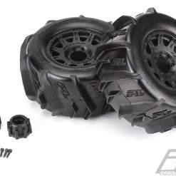 Pro-Line Dumont 3.8" Paddle Tires Mounted on Raid 8x32 Wheels (2) -Cars Truck shop online PRO1019210 4