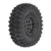 Pro-Line 1/24 Hyrax Front/Rear 1.0" Tires Mounted on Black Impulse Beadlock Wheels (4) -Cars Truck shop online PRO1019410 2