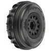 Pro-Line Dumont 2.2" / 3.0" Front Paddle / Rib SC Sand Tires Mounted on 6x30 Raid Wheels (2) -Cars Truck shop online PRO1021210 2