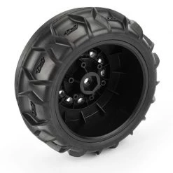 Pro-Line Dumont 2.2" / 3.0" Front Paddle / Rib SC Sand Tires Mounted on 6x30 Raid Wheels (2) -Cars Truck shop online PRO1021210 4