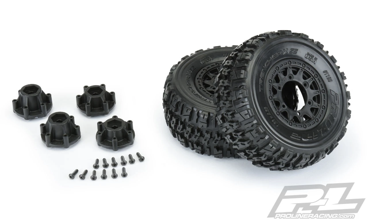 Pro-Line Trencher X SC 2.2/3.0 M2 Tires Mounted on Raid 6x30 Wheels (2) 5 Pro-Line Trencher X SC 2.2/3.0 M2 Tires Mounted on Raid 6x30 Wheels (2) - Image 3