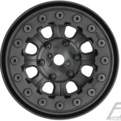 Pro-Line Denali 1.9" Black/Black Bead-Loc 8 Spoke Front or Rear Wheels (2)