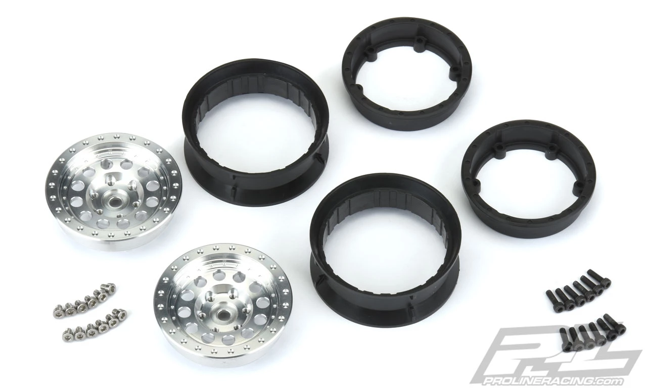 Pro-Line Rock Shooter 1.9" Aluminum Composite Internal Beadlock Wheels (2) 6 Pro-Line Rock Shooter 1.9" Aluminum Composite Internal Beadlock Wheels (2) - Image 4