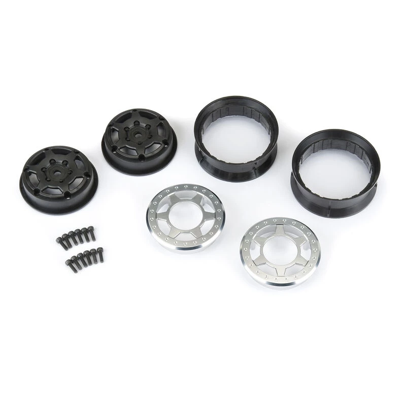 Pro-Line Holcomb 1.9" Aluminum Composite Internal Beadlock Wheels (2) 6 Pro-Line Holcomb 1.9" Aluminum Composite Internal Beadlock Wheels (2) - Image 4