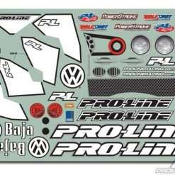 Pro-Line Volkswagen Full Fender Baja Bug Clear Body for Slash 2wd / 4x4 SC -Cars Truck shop online PRO323863 6