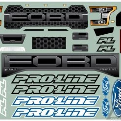 Pro-Line 2017 Ford F-150 Raptor Clear Body for REVO 3.3, SUMMIT & 13.1" Wheelbase Crawlers -Cars Truck shop online PRO346800 7