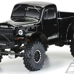 Pro-Line 1946 Dodge Power Wagon Tough-Color Black Body for 12.3" (313mm) Wheelbase