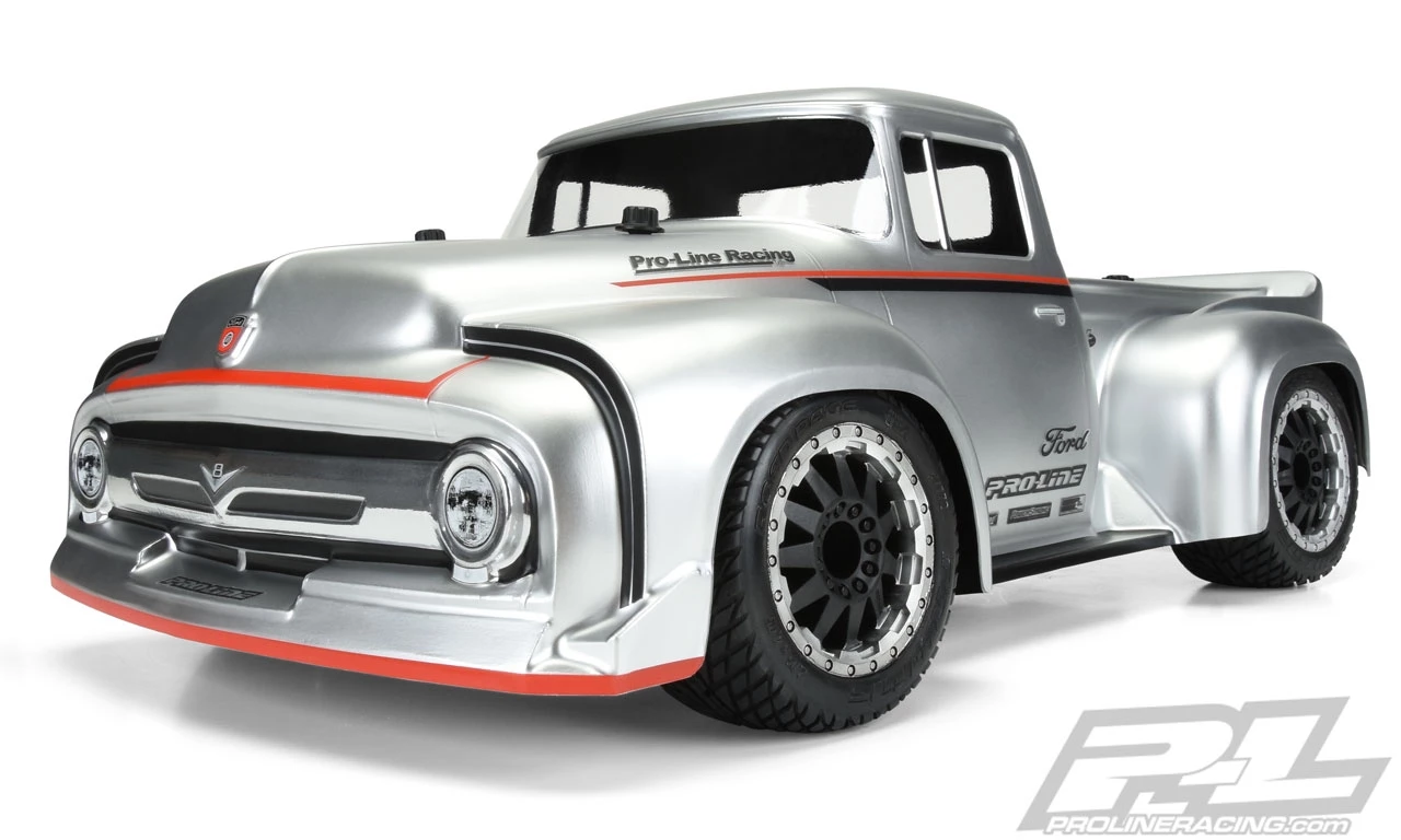 Pro-Line 1956 Ford F-100 Pro-Touring Street Truck Clear Short Course Body (Requires 2.8" wheels) 3 Pro-Line 1956 Ford F-100 Pro-Touring Street Truck Clear Short Course Body (Requires 2.8" wheels)