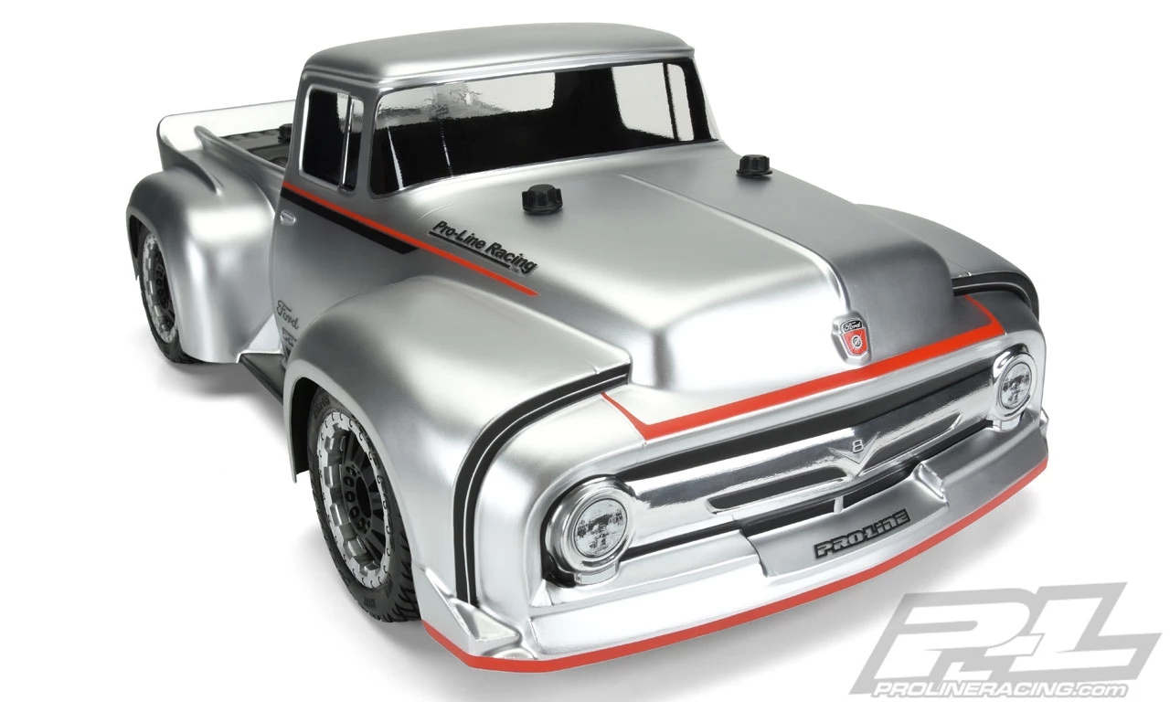 Pro-Line 1956 Ford F-100 Pro-Touring Street Truck Clear Short Course Body (Requires 2.8" wheels) 4 Pro-Line 1956 Ford F-100 Pro-Touring Street Truck Clear Short Course Body (Requires 2.8" wheels) - Image 2