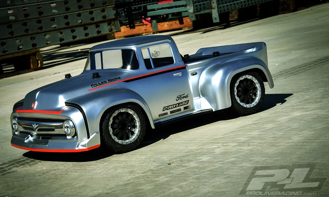 Pro-Line 1956 Ford F-100 Pro-Touring Street Truck Clear Short Course Body (Requires 2.8" wheels) 8 Pro-Line 1956 Ford F-100 Pro-Touring Street Truck Clear Short Course Body (Requires 2.8" wheels) - Image 6