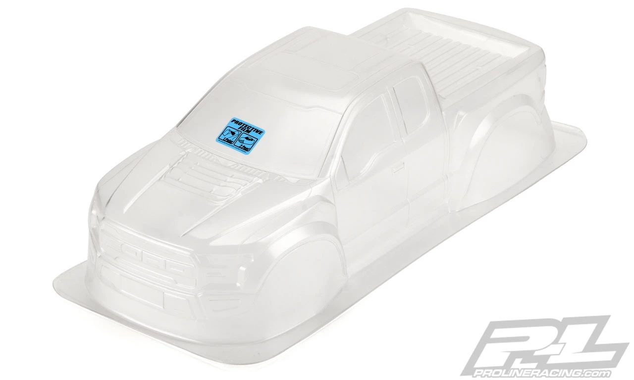 Pro-Line 2017 Ford F-150 Raptor Clear Body for 12.3" (313mm) Wheelbase 10 Pro-Line 2017 Ford F-150 Raptor Clear Body for 12.3" (313mm) Wheelbase - Image 8