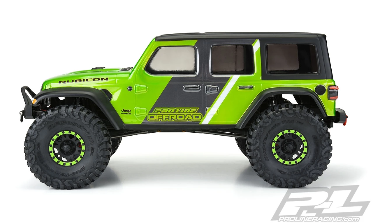 Pro-Line Jeep Wrangler JL Unlimited Rubicon Clear Body for 12.3" (313mm) Wheelbase 4 Pro-Line Jeep Wrangler JL Unlimited Rubicon Clear Body for 12.3" (313mm) Wheelbase - Image 2