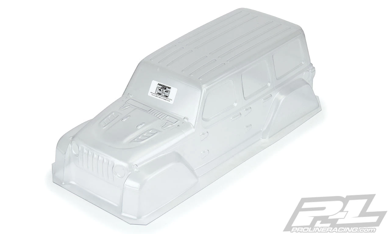 Pro-Line Jeep Wrangler JL Unlimited Rubicon Clear Body for 12.3" (313mm) Wheelbase 7 Pro-Line Jeep Wrangler JL Unlimited Rubicon Clear Body for 12.3" (313mm) Wheelbase - Image 5