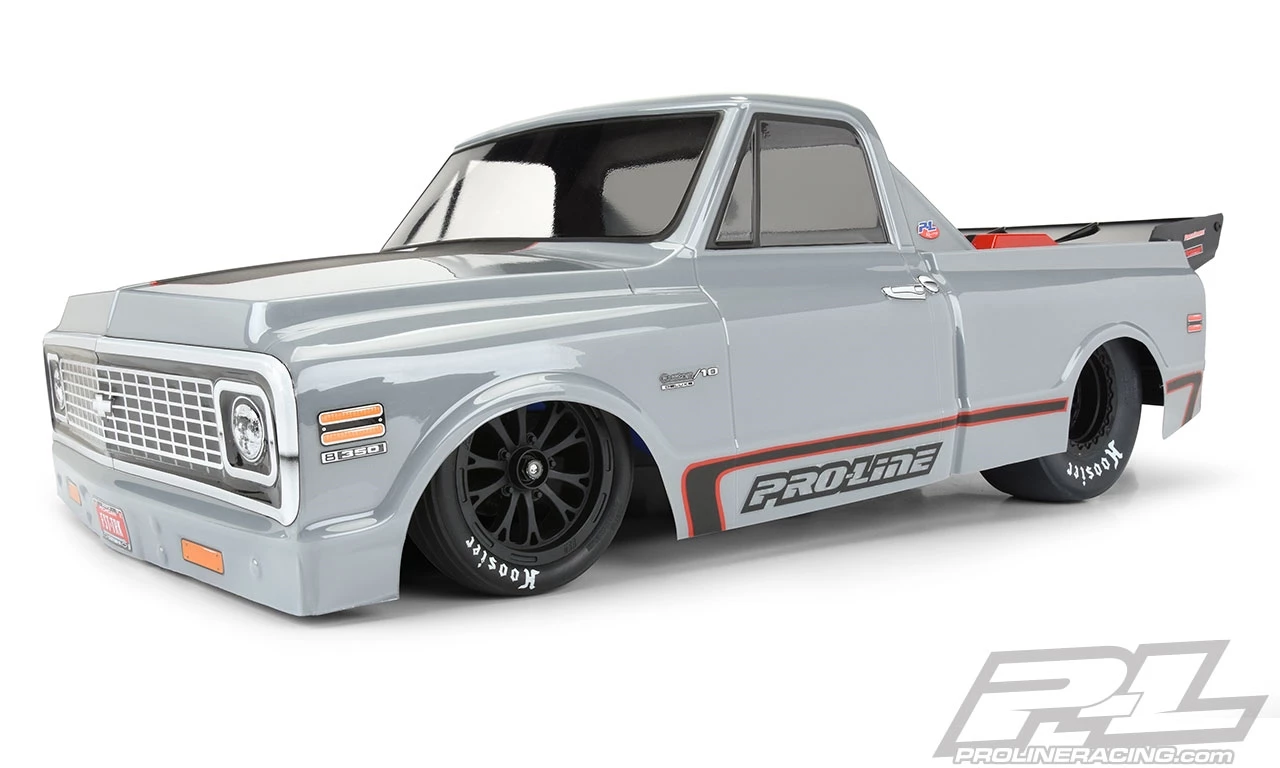 Pro-Line 1972 Chevy C-10 Clear Drag Body 9 Pro-Line 1972 Chevy C-10 Clear Drag Body - Image 7