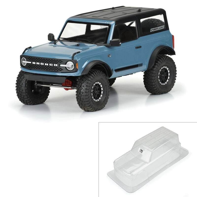 Pro-Line 2021 2-Door Ford Bronco Clear Body for 11.4" (290mm) Wheelbase 4 Pro-Line 2021 2-Door Ford Bronco Clear Body for 11.4" (290mm) Wheelbase - Image 2