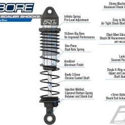 Pro-Line Big Bore Scaler Shocks (90mm-95mm) 1/10 Crawler / Scaler (2) -Cars Truck shop online PRO634300 7
