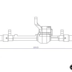 RC4WD Bully 2 Competition Crawler Rear Axle -Cars Truck shop online RC4Z A0084 10