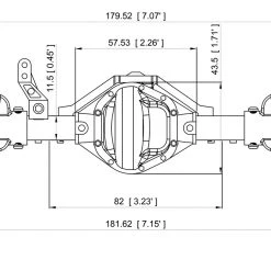 RC4WD D44 Plastic Complete Front Axle 17 RC4WD D44 Plastic Complete Front Axle -Cars Truck shop online RC4Z A0104 9