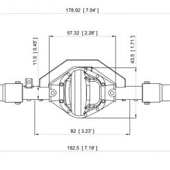 RC4WD D44 Plastic Complete Rear Axle -Cars Truck shop online RC4Z A0106 9