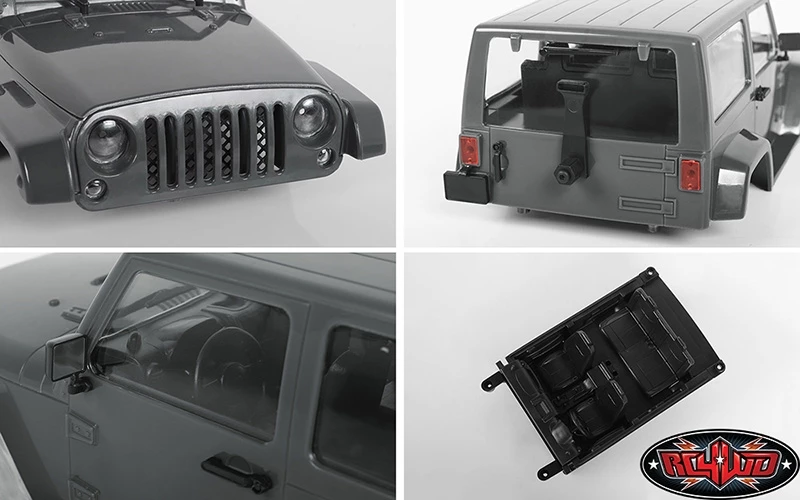 RC4WD Black Rock Body Set for 1/18 Gelande II 7 RC4WD Black Rock Body Set for 1/18 Gelande II - Image 5