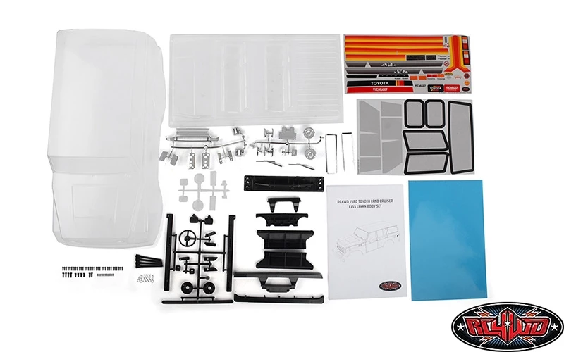 RC4WD 1980 Toyota FJ55 Lexan Body For TF2 LWB 313mm / 12.3" 13 RC4WD 1980 Toyota FJ55 Lexan Body For TF2 LWB 313mm / 12.3" - Image 11