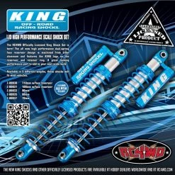 RC4WD King Off-Road Scale Piggyback Shocks w/Faux Reservoir (110mm) (2) -Cars Truck shop online RC4Z D0030 8
